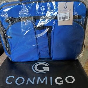 NWT Conmigo Ulti Travel Bag TSA approved under seat with built in seat cushion